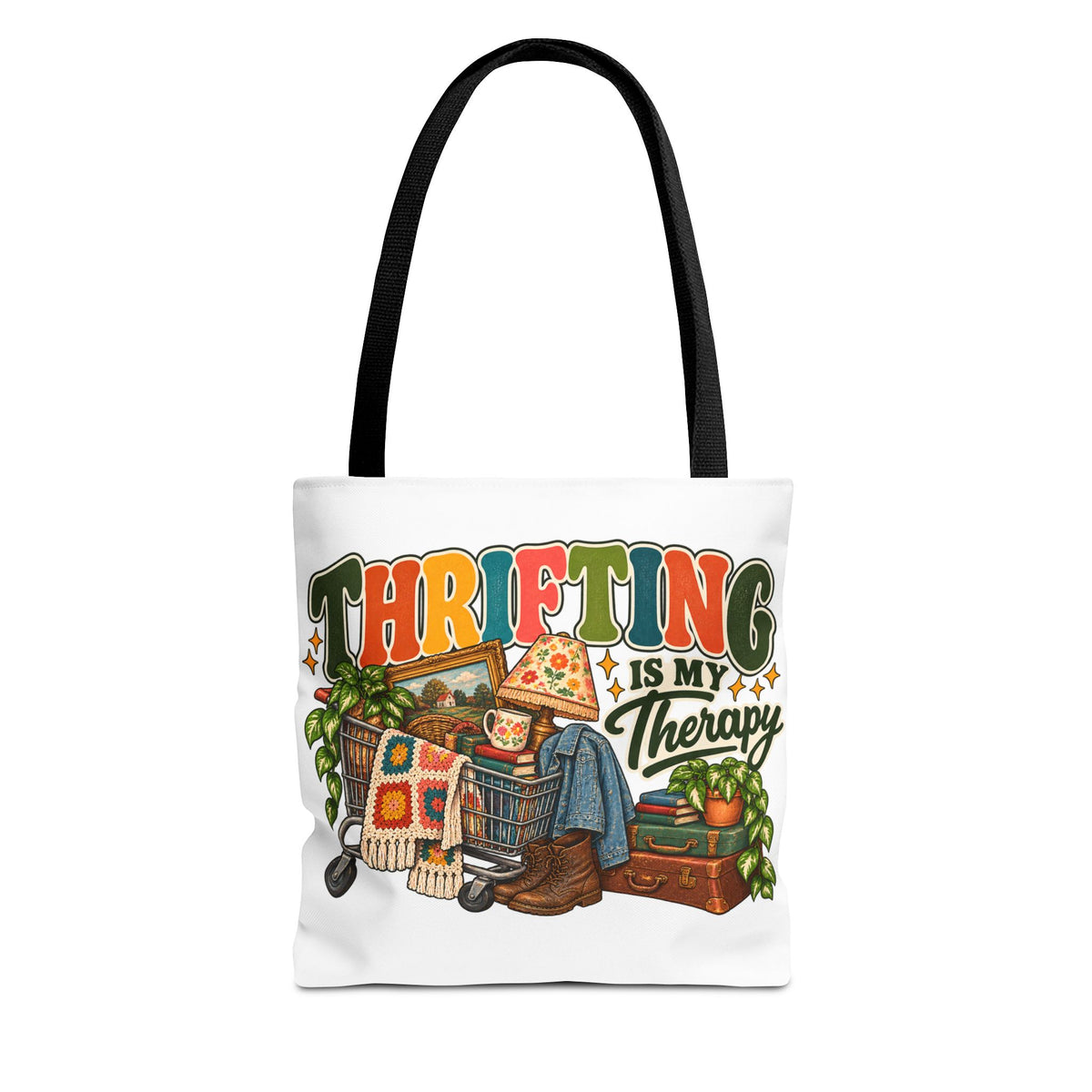 Thrifting Is My Therapy Tote Bag