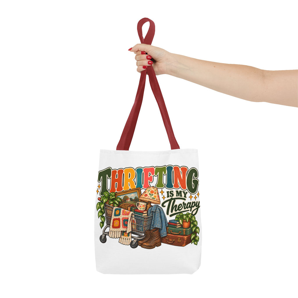 Thrifting Is My Therapy Tote Bag
