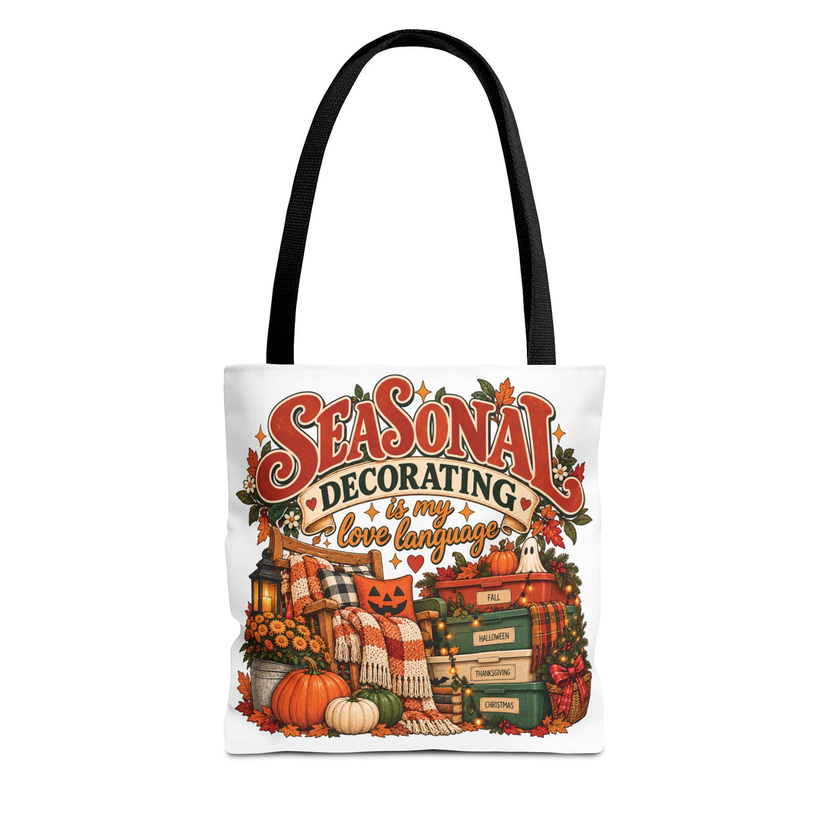 Seasonal Decorating Tote Bag