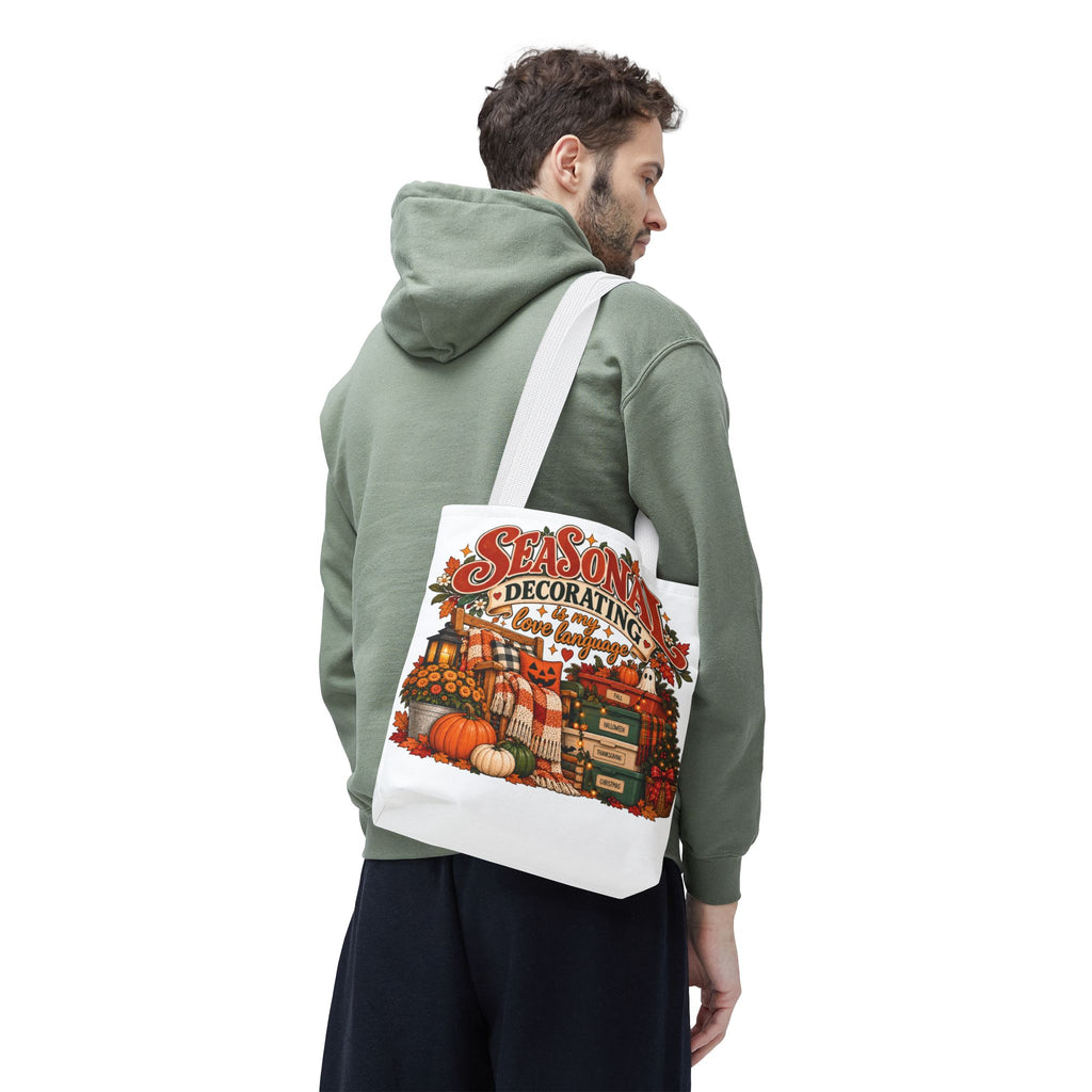 Seasonal Decorating Tote Bag