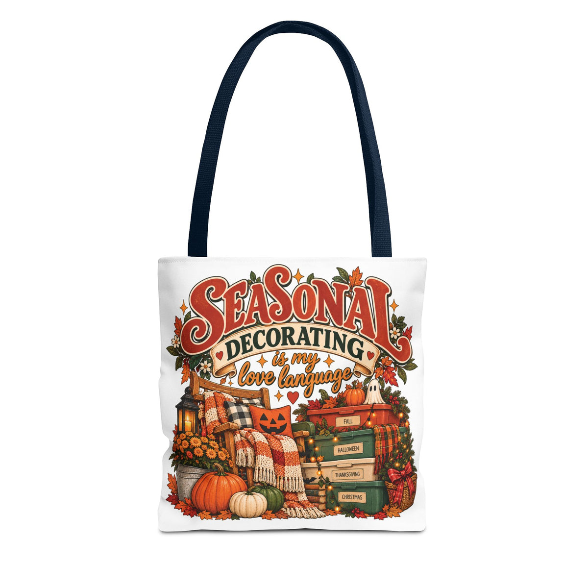 Seasonal Decorating Tote Bag