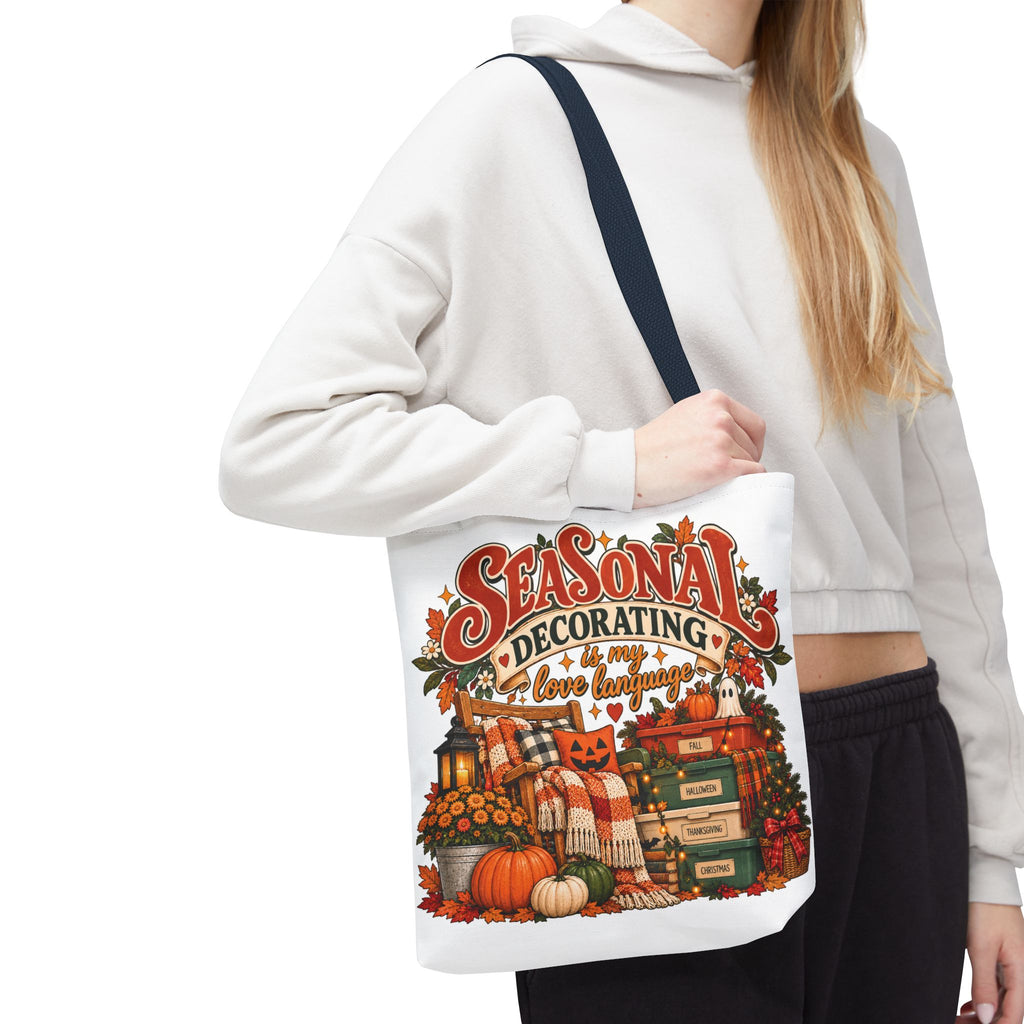 Seasonal Decorating Tote Bag